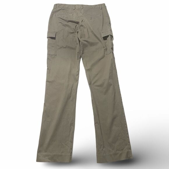 CROSBY & HOWARD Men’s Olive Green Cargo Pants, Cotton, Straight Leg, Size 30 - Picture 7 of 9